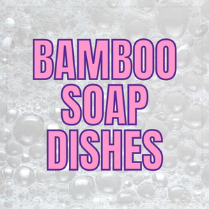 Soap on Bamboo Soap Dish