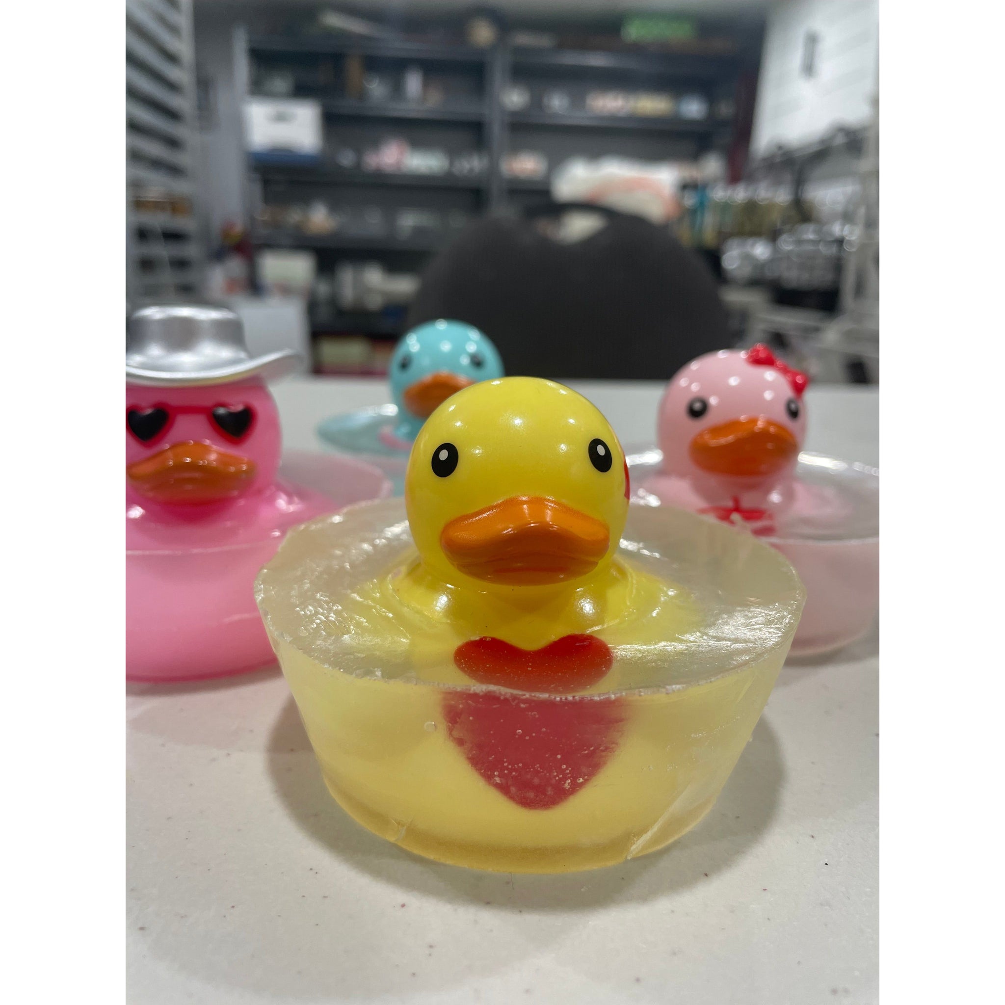 * Glow in the Dark Rubber Duckie Soap