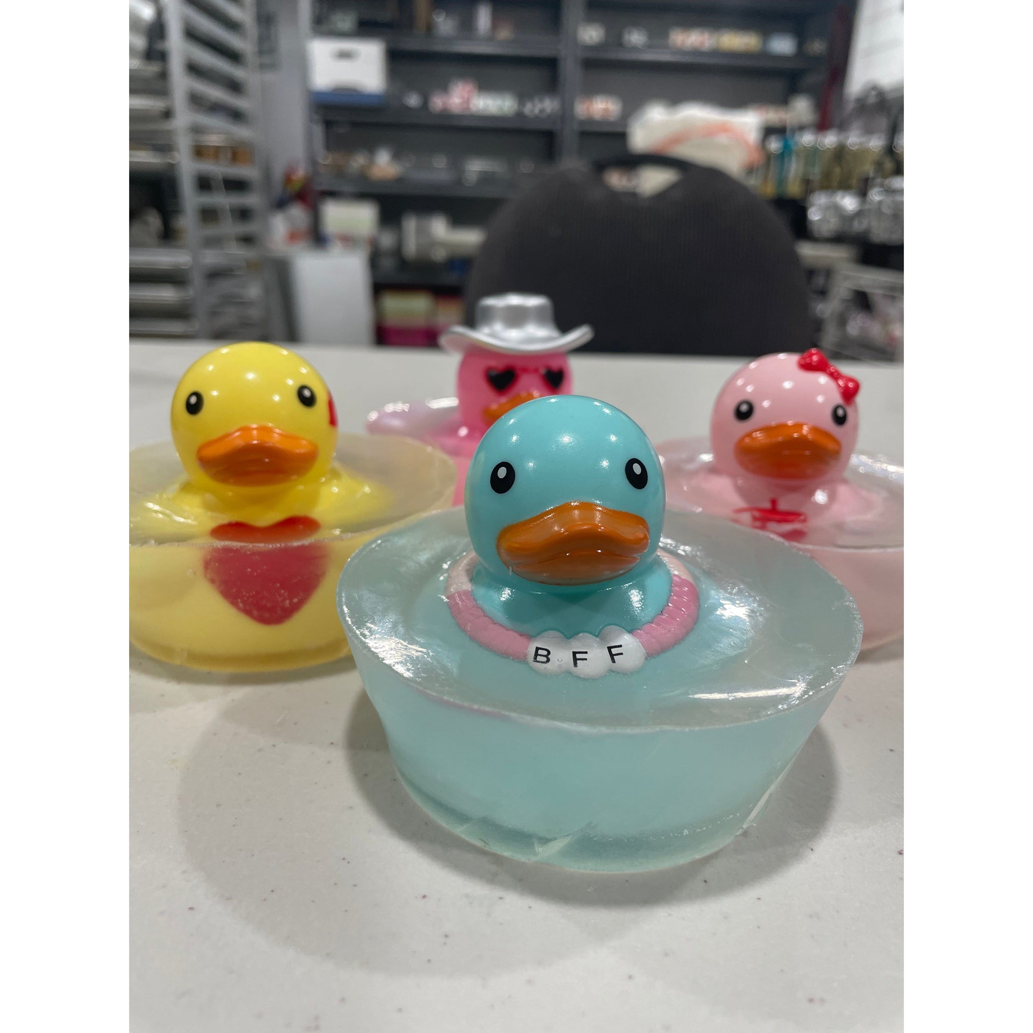 * Glow in the Dark Rubber Duckie Soap